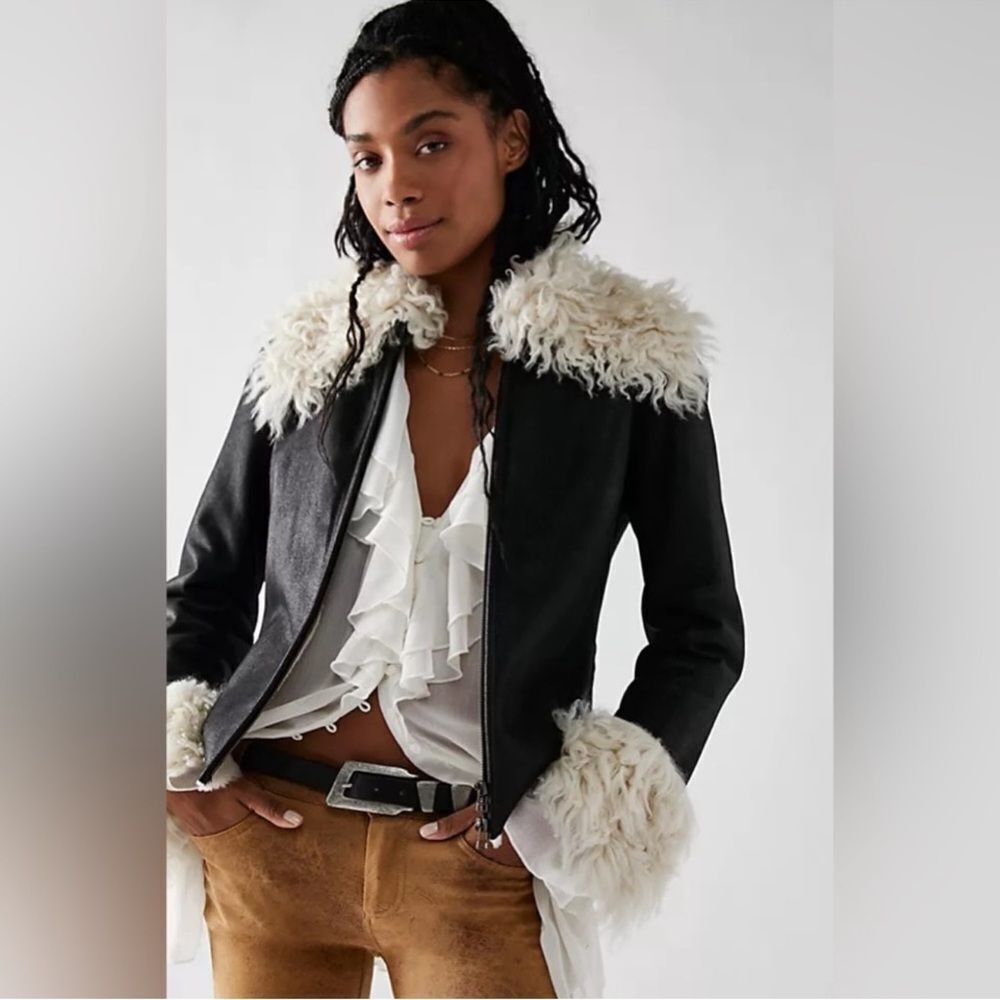 Free People 
Brenda Knight Olsen Fited Biker